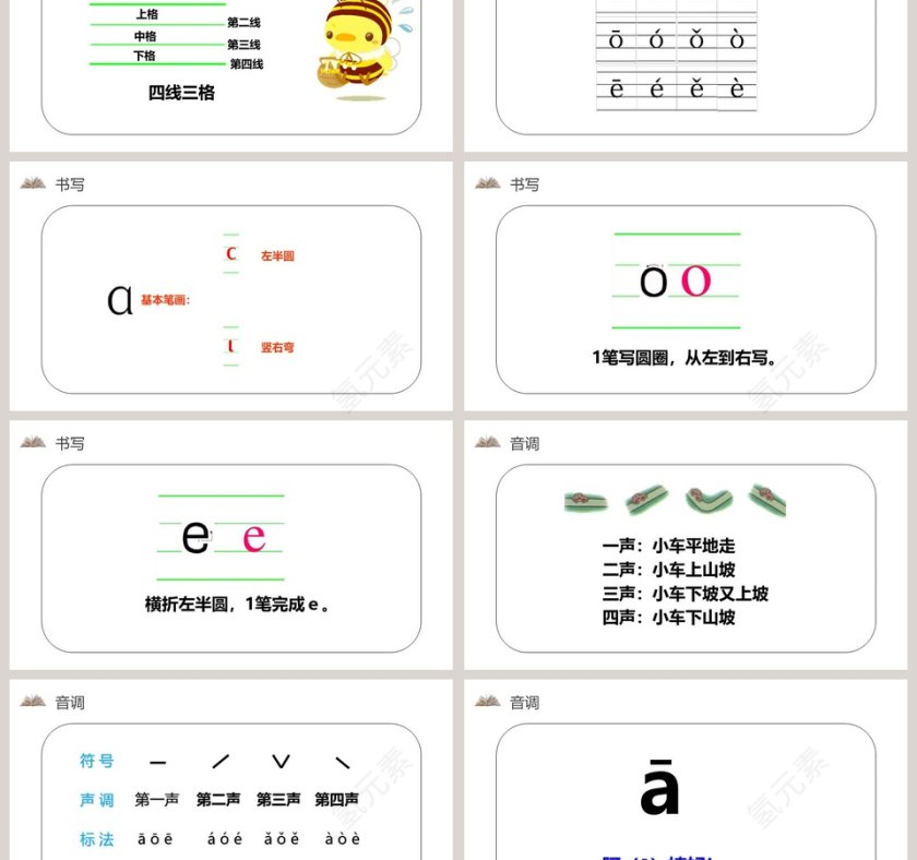 部编版一年级上册汉语拼音语文课件PPT第3张