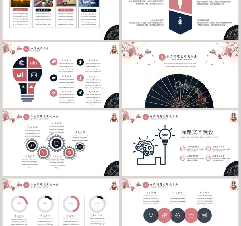 简约清新述职报告PPT第3张