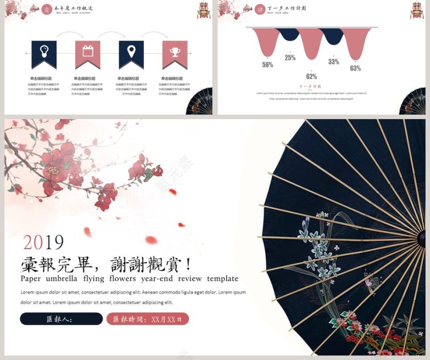 简约清新述职报告PPT第5张