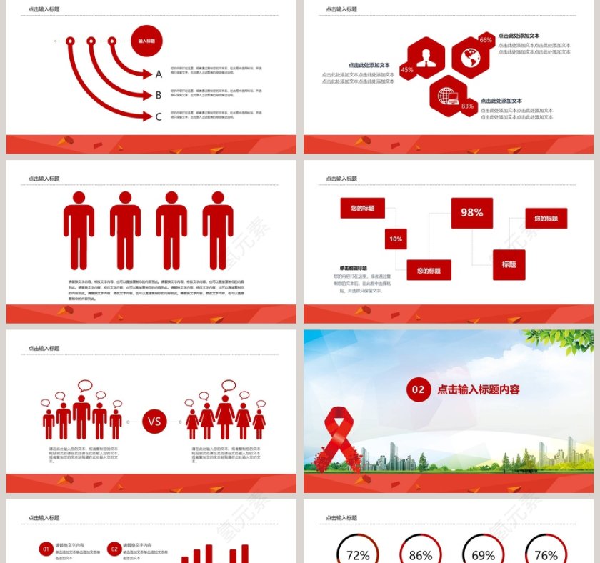 珍爱生命预防艾滋病PPT第2张