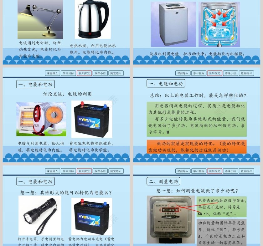 电  功教学ppt课件第3张
