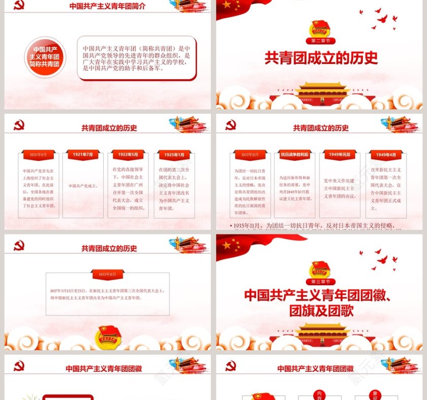 五四共青团团员入团宣传教育PPT第2张