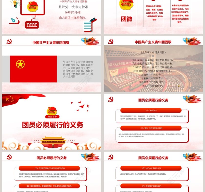 五四共青团团员入团宣传教育PPT第3张