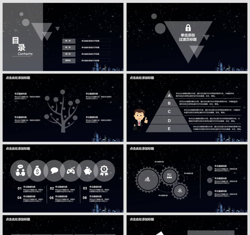商务计划书动态ppt商业计划书第2张