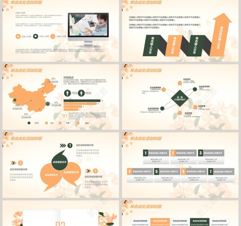 2019精美花卉工作总结暨新年计划模板第2张