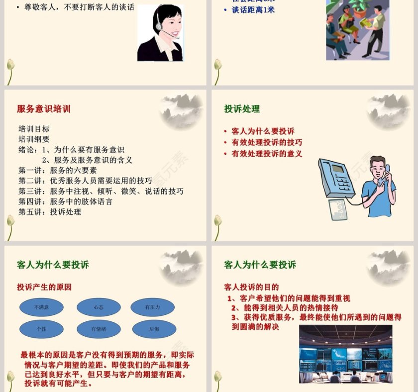 提高服务意识ppt第11张