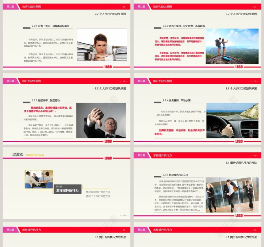 执行力培训PPT模板第5张
