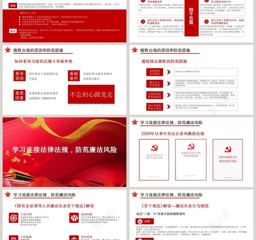 严守职业底线坚持廉洁从业PPT模板第3张