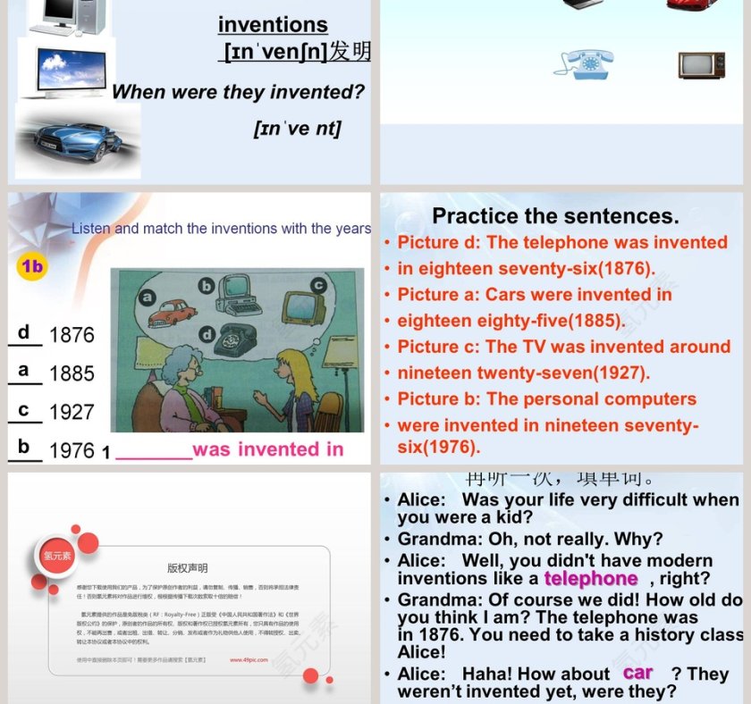 Unit 6-When was it invented教学ppt课件第3张