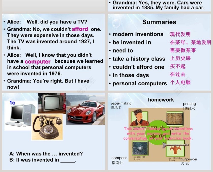 Unit 6-When was it invented教学ppt课件第4张