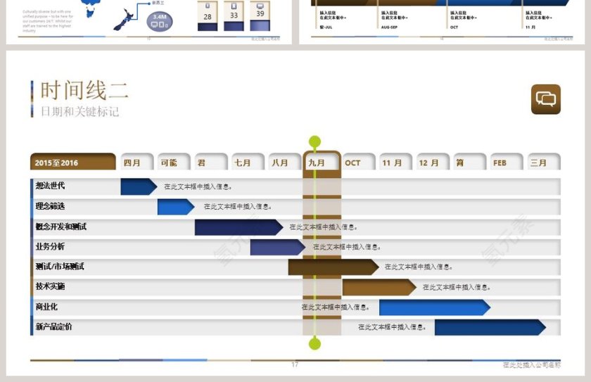 全球业务分布介绍地图PPT第4张