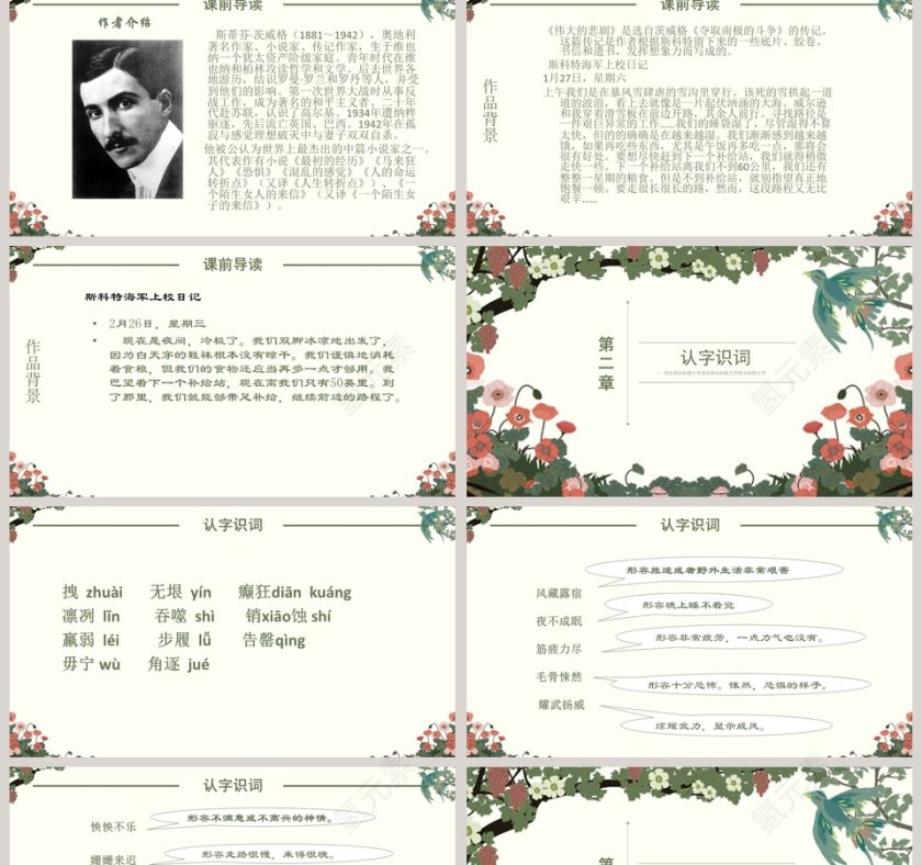 语文课件范本PPT-伟大的悲剧第2张