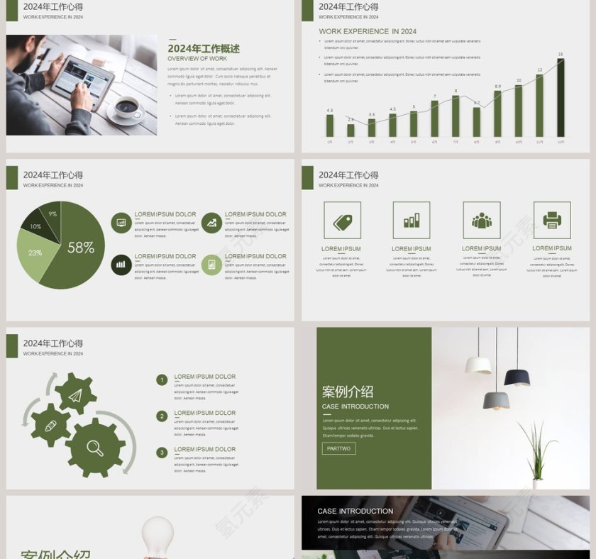 工作概述工作总结工作汇报第2张