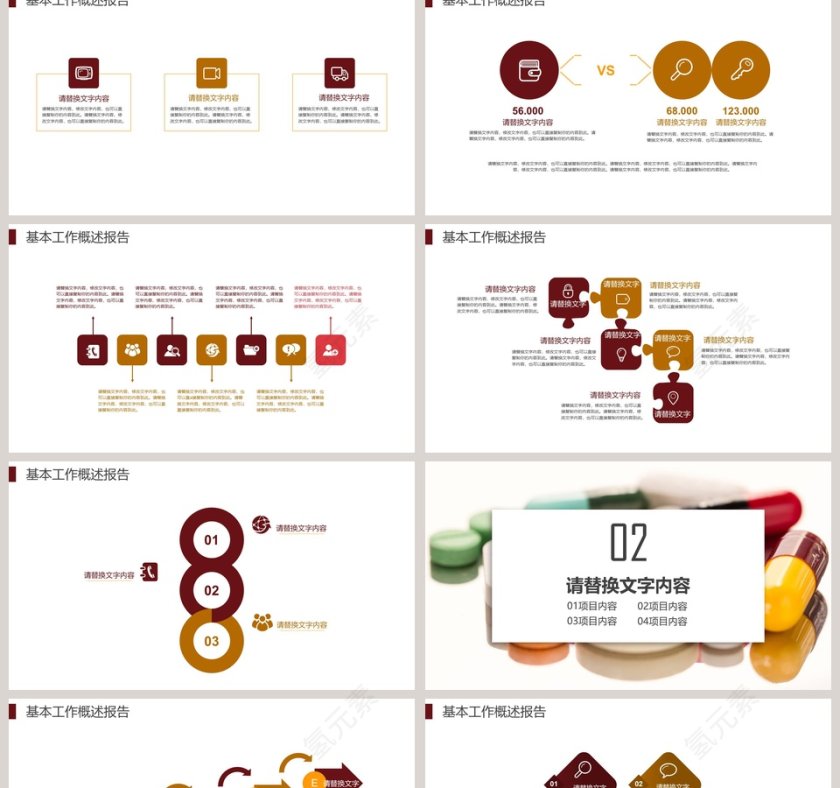 医疗医药事业汇报PPT第2张