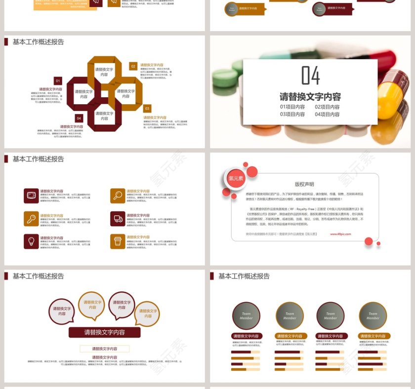 医疗医药事业汇报PPT第4张