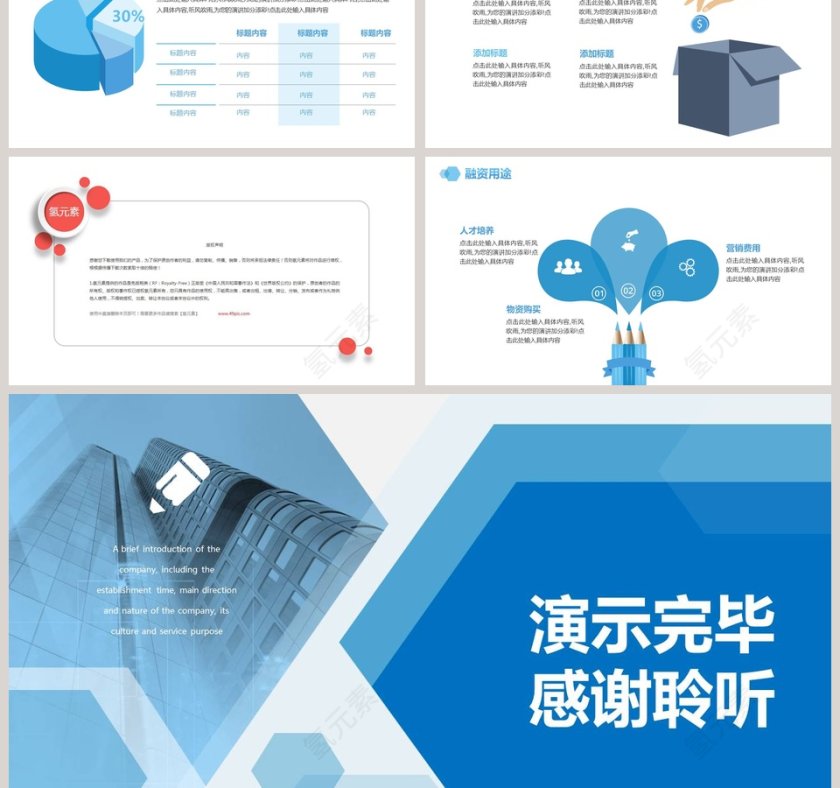 商业融资计划书商业计划书PPT第6张