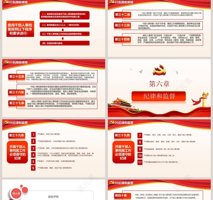 干部人事档案工作条例PPT第5张