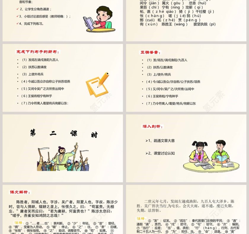 初中语文课件PPT《陈涉世家》第3张