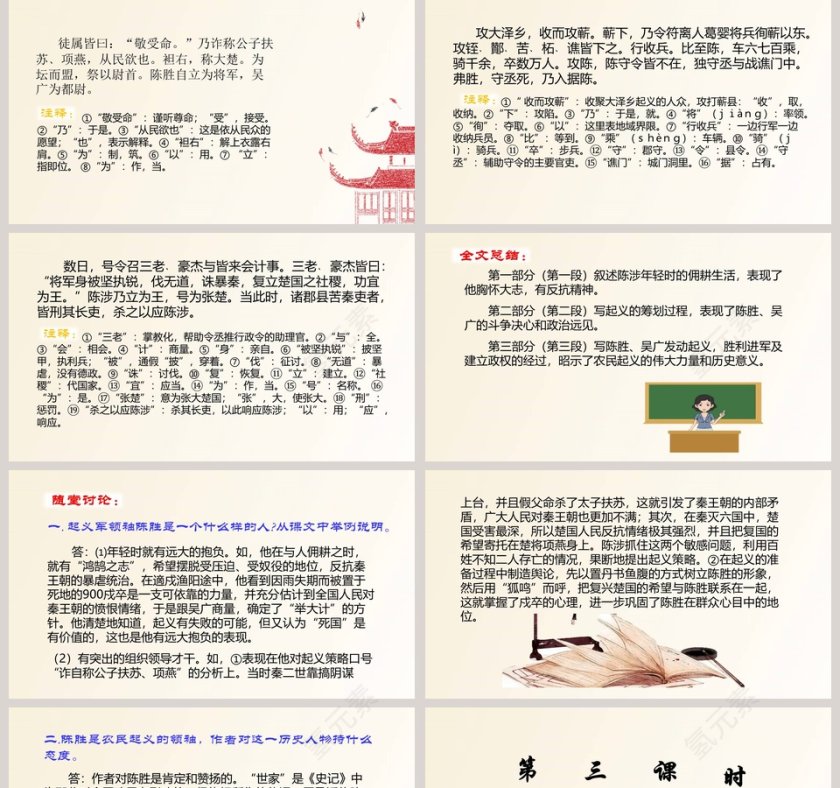 初中语文课件PPT《陈涉世家》第5张