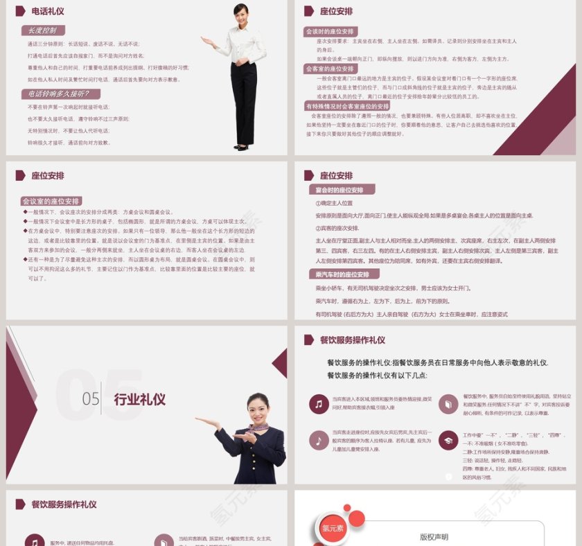 酒店服务礼仪酒店基本礼仪培训PPT模板第5张