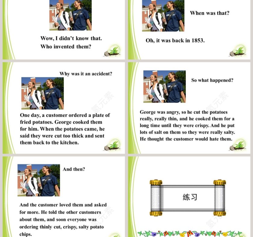 Unit 6When was it inventedSection B 1a1e 的 PPT 模板应用第5张