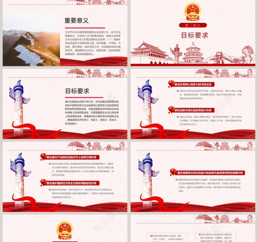 国企改革三年行动方案PPT模板第2张