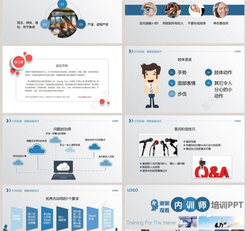 企业员工内训师培训PPT模版第6张