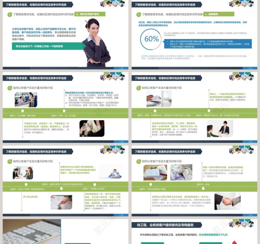 客服人员工作技巧培训PPT模板第5张