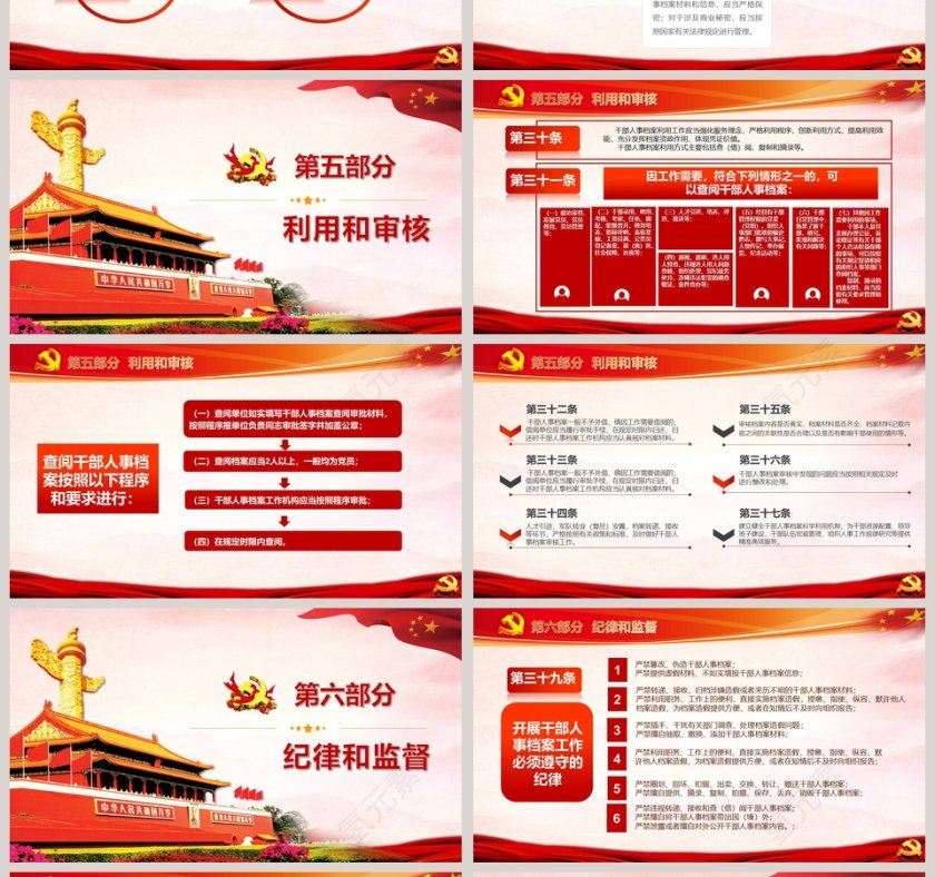 干部人事档案工作条例PPT 第4张