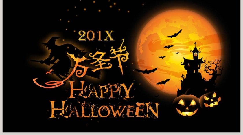 简约大气万圣节活动主题ppt模板第5张