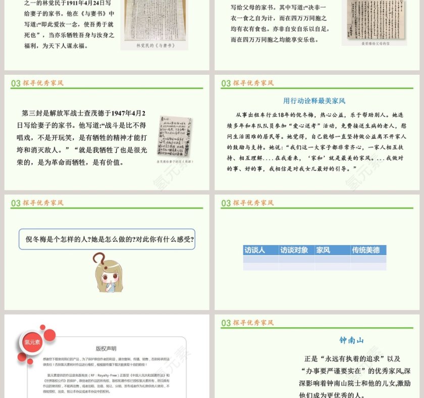 第一单元 我们一家人-弘扬优秀家风教学ppt课件第3张