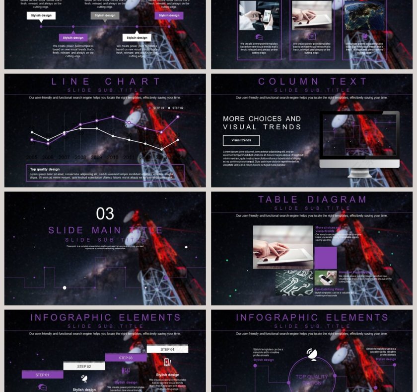 移动电信通讯行业PPT模板第3张