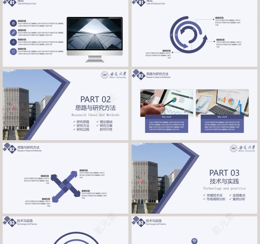 2019安徽大学毕业答辩第2张