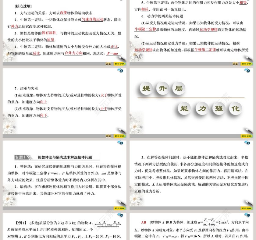 第5章牛顿运动定律-PPT模板免费下载第2张