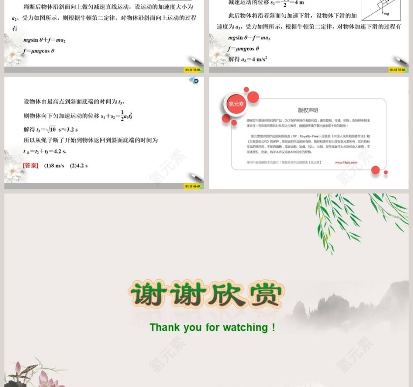 第5章牛顿运动定律-PPT模板免费下载第6张