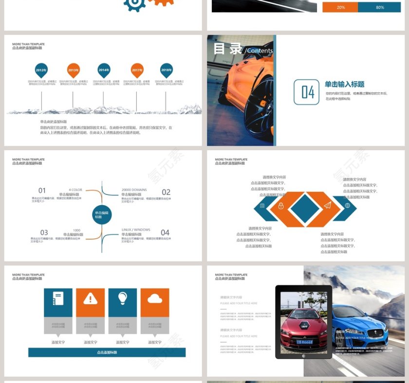 汽车行业4S店产品牌介绍PPT模板第4张