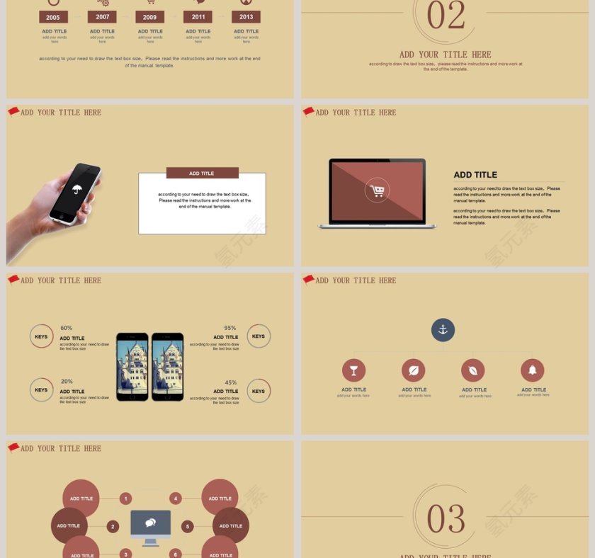 五一劳动节PPT模板第3张