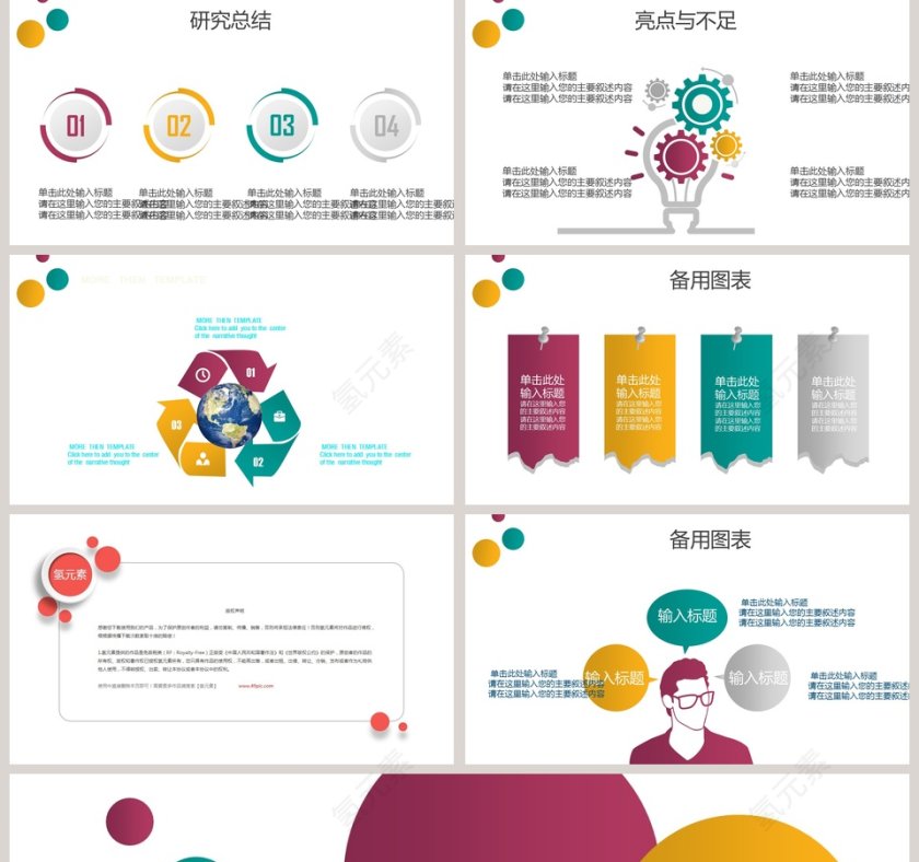 毕业论文答辩PPT模板第5张
