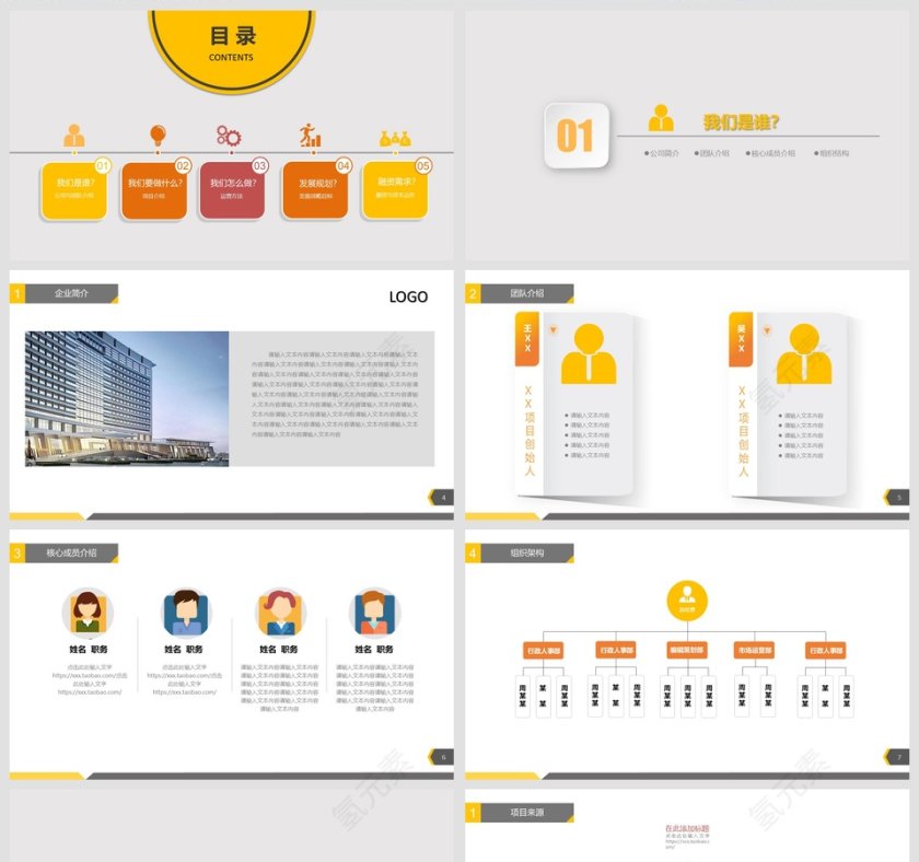 完整框架商业计划书PPT模板第2张