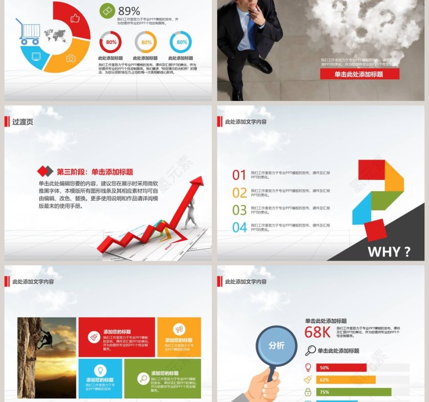 财务分析总结财务预算PPT模板  第5张