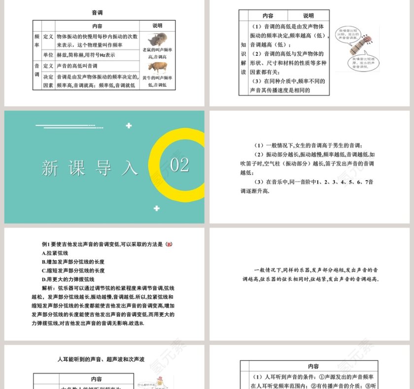 北师大版初中物理八年级上册课件-乐 音教学ppt课件第2张