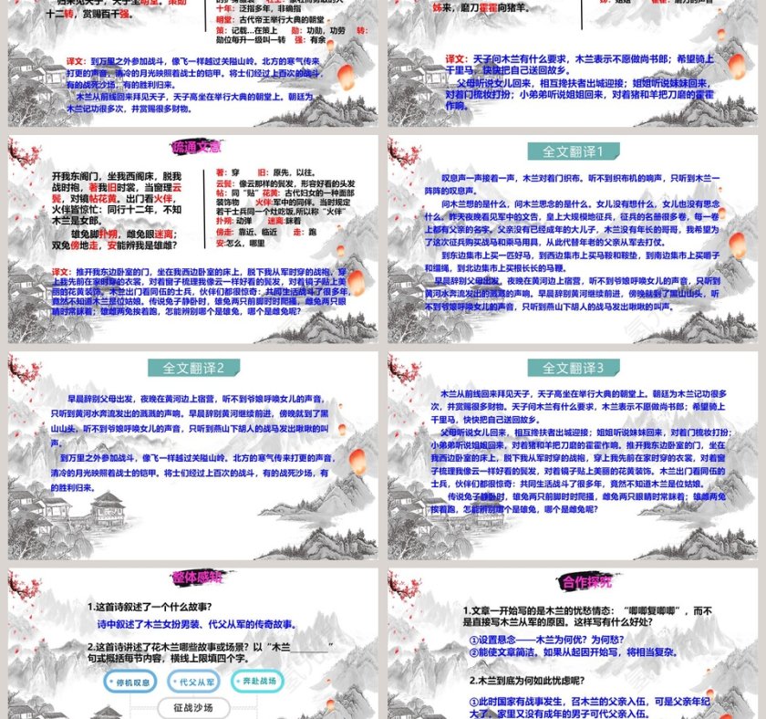 诗词解析木兰诗语文课件PPT第3张