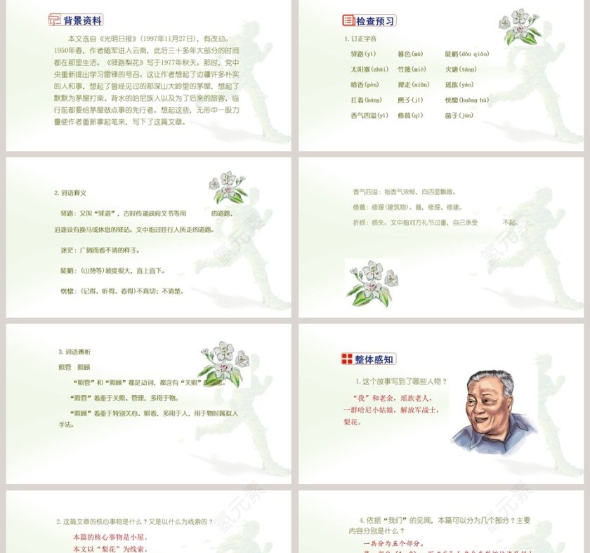驿路梨花-彭荆风教学ppt课件第2张