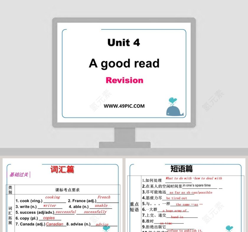 Revision-Unit 4教学ppt课件第1张