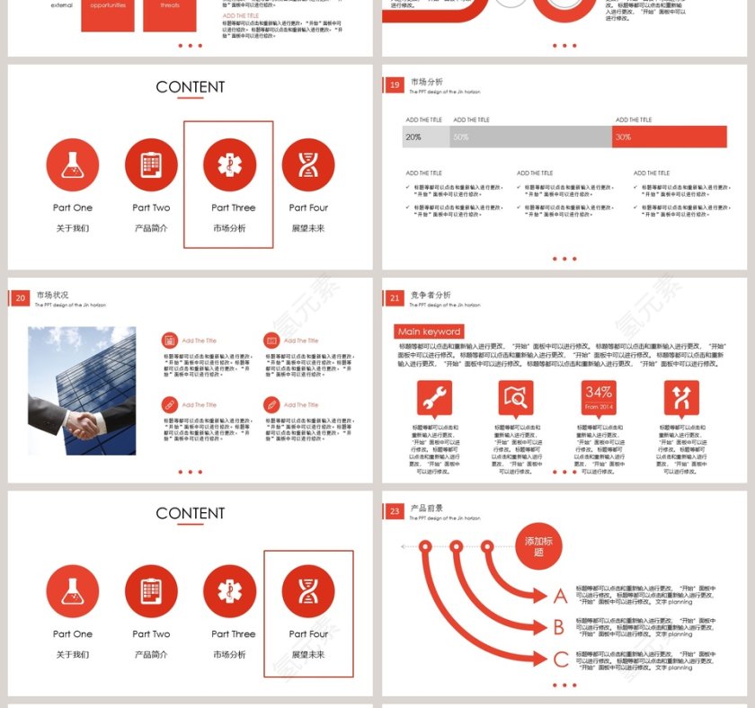 公司企业宣传产品推介PPT模板第4张