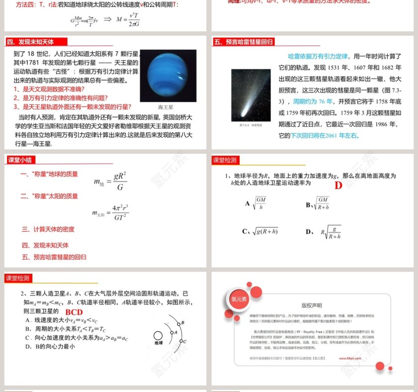 第七章 万有引力与宇宙航行-第教学ppt课件第4张