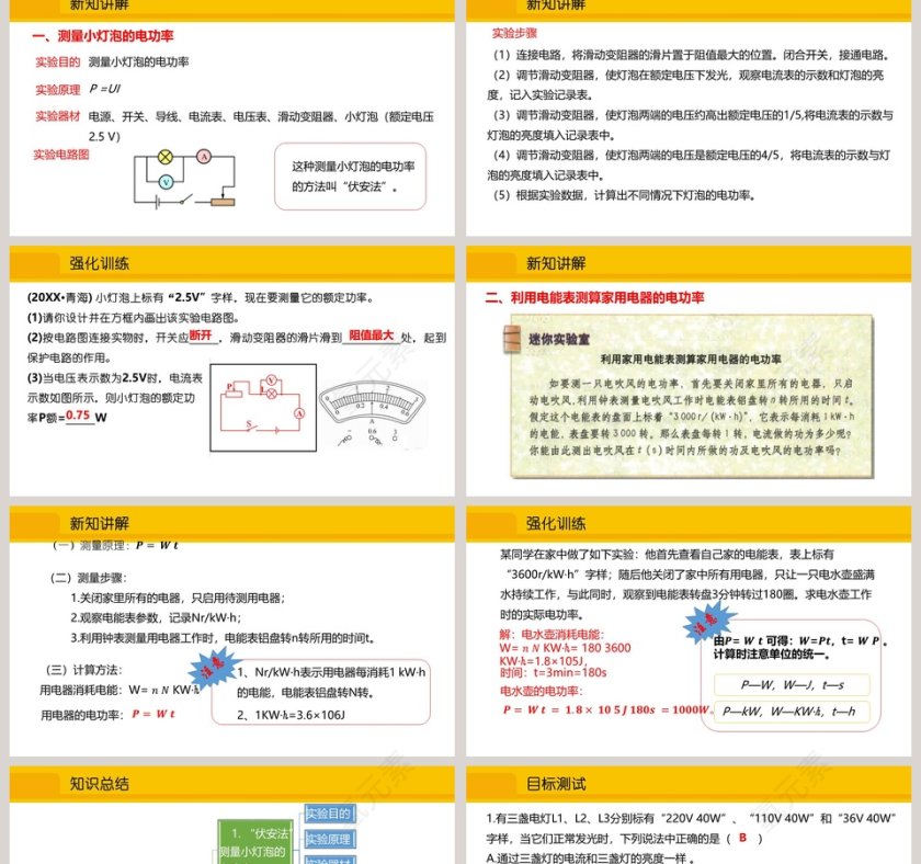 九年级物理沪科版PPT模板下载第2张