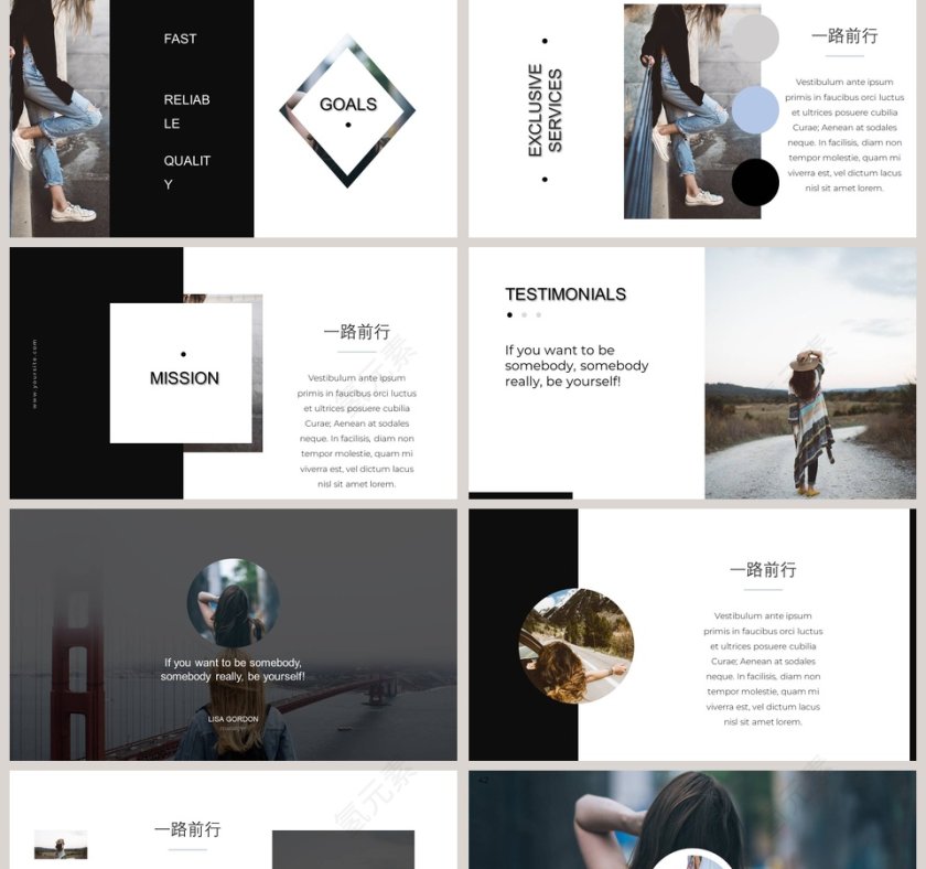 旅行相册PPT第2张