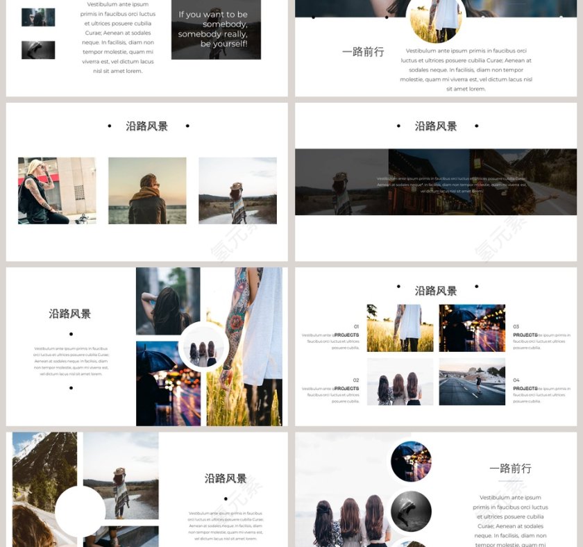 旅行相册PPT第3张