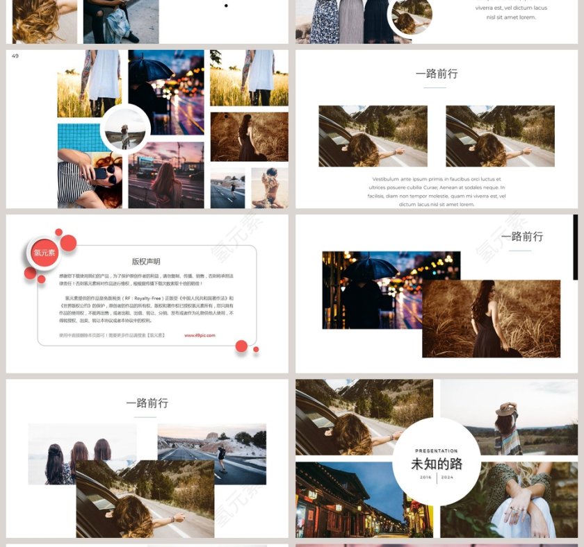 旅行相册PPT第4张